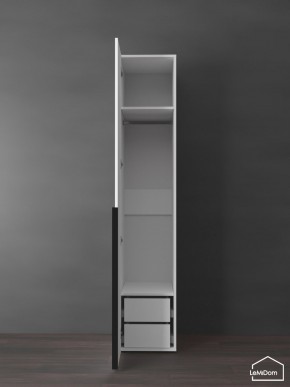 Шкаф Linnea MHR-1-3 2050х400х510 (Белый-М 11.1.1) в Надыме - nadym.mebel24.online | фото 6