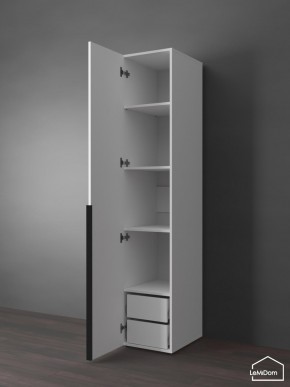 Шкаф Linnea MHR-1-3 2050х400х510 (Белый-М 11.1.2) в Надыме - nadym.mebel24.online | фото 5