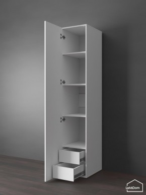 Шкаф Linnea MHR-1PO-4 2050х400х510 (Белый-М 11.1.1) в Надыме - nadym.mebel24.online | фото 4