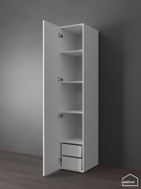 Шкаф Linnea MHR-1PO-4 2050х400х510 (Белый-М 11.1.1) в Надыме - nadym.mebel24.online | фото 5