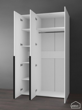 Шкаф Linnea MHR-3-1 2050х1200х510 (Белый-М 11.1.1) в Надыме - nadym.mebel24.online | фото 5