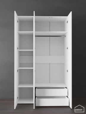 Шкаф Linnea MHR-3PO-2 2050х1200х510 (Белый-М 11.1.1) в Надыме - nadym.mebel24.online | фото 5