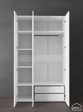 Шкаф Linnea MHR-3PO-2 2050х1200х510 (Белый-М 11.1.2) в Надыме - nadym.mebel24.online | фото 6