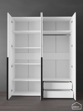 Шкаф Linnea MHR-4-2 2050х1600х510 (Белый-М 11.1.1) в Надыме - nadym.mebel24.online | фото 5