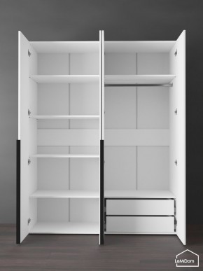 Шкаф Linnea MHR-4-2 2050х1600х510 (Белый-М 11.1.1) в Надыме - nadym.mebel24.online | фото 6