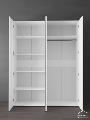 Шкаф Linnea MHR-4PO-1 2050х1600х510 (Белый-М 11.1.2) в Надыме - nadym.mebel24.online | фото 4