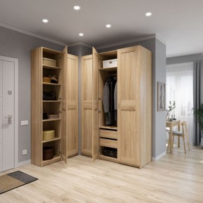 Шкаф МАКС однодверный узкий, цвет Дуб Сонома в Надыме - nadym.mebel24.online | фото 4