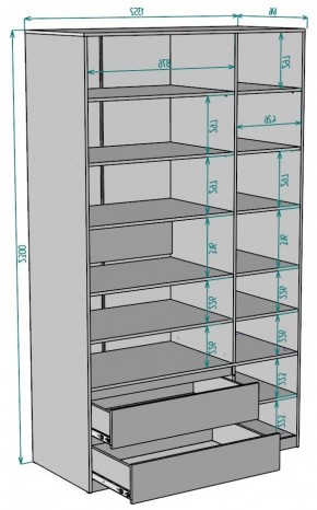 Шкаф Мальта H219 в Надыме - nadym.mebel24.online | фото 2