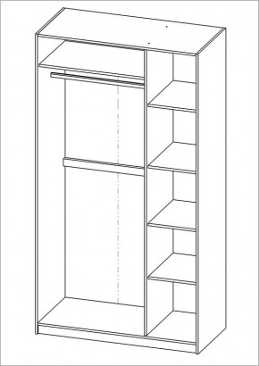 Шкаф ПЕГАС трехдверный с рамочным фасадом, цвет белый в Надыме - nadym.mebel24.online | фото 3