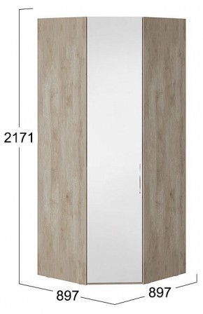Шкаф платяной Эмбер СМ-348.07.007 L в Надыме - nadym.mebel24.online | фото 3