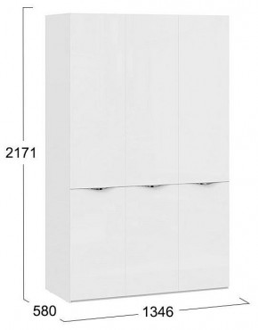 Шкаф платяной Глосс СМ-319.07.431 в Надыме - nadym.mebel24.online | фото 4