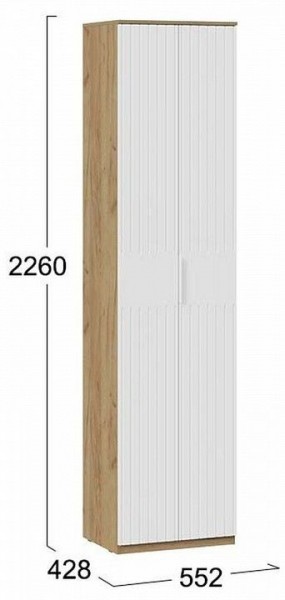Шкаф платяной Хилтон Исп. 2 в Надыме - nadym.mebel24.online | фото 7