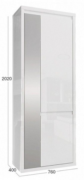 Шкаф платяной Норден СТЛ.413.01 в Надыме - nadym.mebel24.online | фото 3