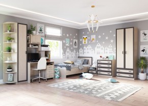 НАОМИ Шкаф 2-х створчатый с 2 ящиками в Надыме - nadym.mebel24.online | фото 2