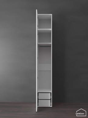 Шкаф с антресолью Linnea MHR-1POA-3 2450х400х510 (Белый-М 11.1.2) в Надыме - nadym.mebel24.online | фото 5