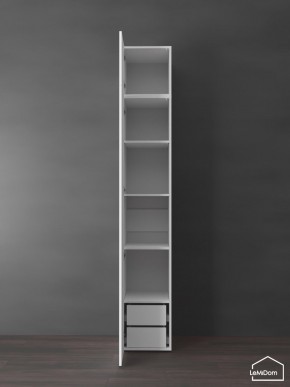 Шкаф с антресолью Linnea MHR-1POA-4 2450х400х510 (Белый-М 11.1.2) в Надыме - nadym.mebel24.online | фото 6