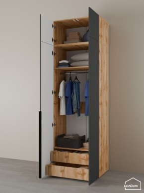 Шкаф с антресолью Linnea MHR-2A-3 2450х800х510 (ДВ-М 11.1.25) в Надыме - nadym.mebel24.online | фото 5