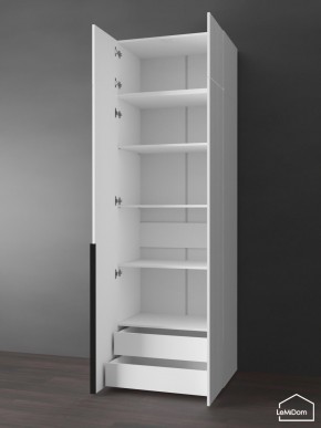 Шкаф с антресолью Linnea MHR-2A-4 2450х800х510 (Белый-М 11.1.1) в Надыме - nadym.mebel24.online | фото 5