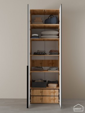 Шкаф с антресолью Linnea MHR-2A-4 2450х800х510 (ДВ-М 11.1.25) в Надыме - nadym.mebel24.online | фото 7