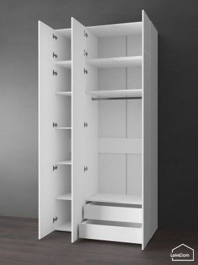 Шкаф с антресолью Linnea MHR-3POA-2 2450х1200х510 (Белый-М 11.1.1) в Надыме - nadym.mebel24.online | фото 5