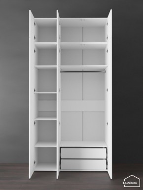 Шкаф с антресолью Linnea MHR-3POA-2 2450х1200х510 (Белый-М 11.1.1) в Надыме - nadym.mebel24.online | фото 6