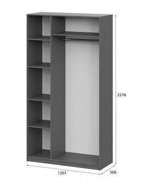 Шкаф ШК-5 (1200) Графит серый в Надыме - nadym.mebel24.online | фото 5