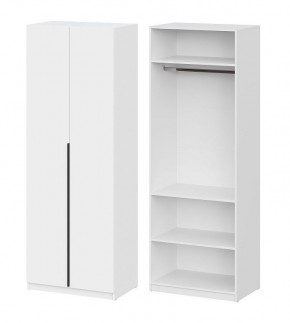 Шкаф ШК-5 + 2 полки (800) Белый текстурный в Надыме - nadym.mebel24.online | фото