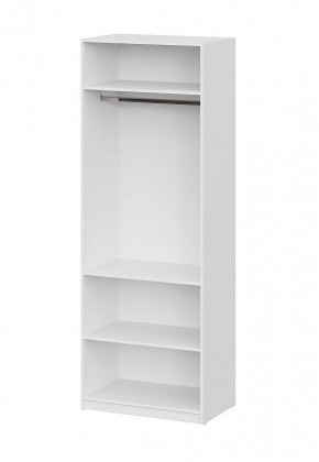 Шкаф ШК-5 + 2 полки (800) Белый текстурный в Надыме - nadym.mebel24.online | фото 3