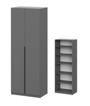 Шкаф ШК-5 + 4 полки (800) Графит в Надыме - nadym.mebel24.online | фото 1