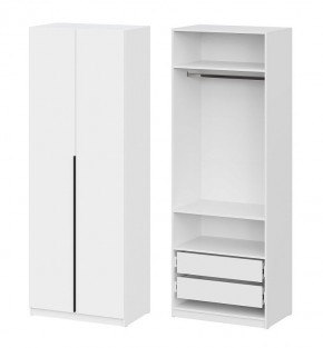 Шкаф ШК-5 + 2 полки + ящики (800) Белый текстурный в Надыме - nadym.mebel24.online | фото