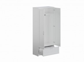 Шкаф СИРИУС двухстворчатый с выдвижным ящиком, белый в Надыме - nadym.mebel24.online | фото 2