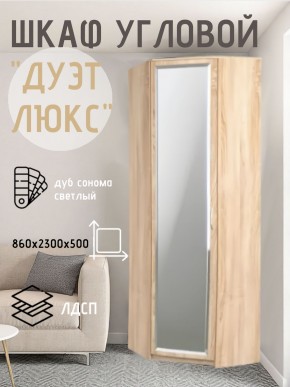Шкаф угловой Дуэт Люкс с зеркалом в Надыме - nadym.mebel24.online | фото