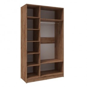 Шкаф Вегас 1200 Дуб крафт табачный/Дуб крафт белый в Надыме - nadym.mebel24.online | фото 2