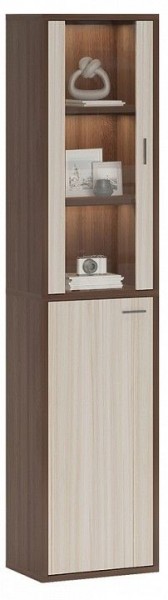 Шкаф-витрина Домино СУ(ш1в2)+1ФГ+1ФС в Надыме - nadym.mebel24.online | фото 2