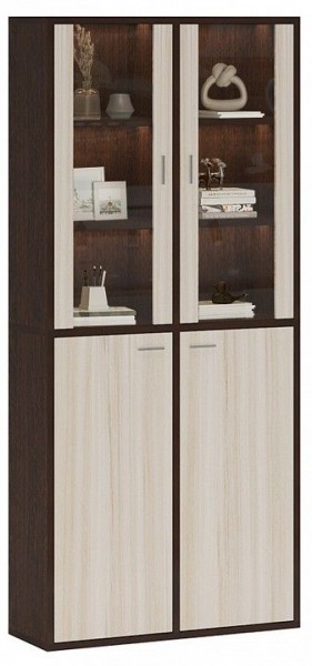Шкаф-витрина Домино СУ(ш2в2)+2ФС+2ФГ в Надыме - nadym.mebel24.online | фото 2