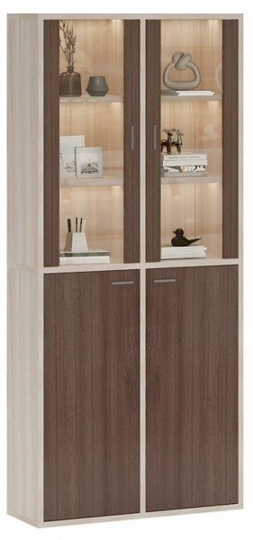 Шкаф-витрина Домино СУ(ш2в2)+2ФС+2ФГ в Надыме - nadym.mebel24.online | фото 2