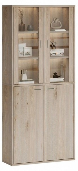 Шкаф-витрина Домино СУ(ш2в2)+2ФС+2ФГ в Надыме - nadym.mebel24.online | фото 2
