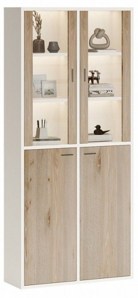 Шкаф-витрина Домино СУ(ш2в2)+2ФС+2ФГ в Надыме - nadym.mebel24.online | фото 3