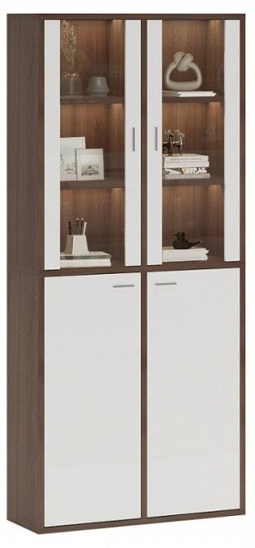 Шкаф-витрина Домино СУ(ш2в2)+2ФС+2ФГ в Надыме - nadym.mebel24.online | фото 2