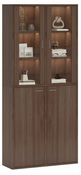 Шкаф-витрина Домино СУ(ш2в2)+2ФС+2ФГ в Надыме - nadym.mebel24.online | фото 2