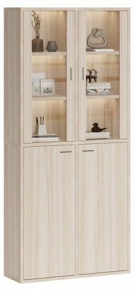 Шкаф-витрина Домино СУ(ш2в2)+2ФС+2ФГ в Надыме - nadym.mebel24.online | фото 2