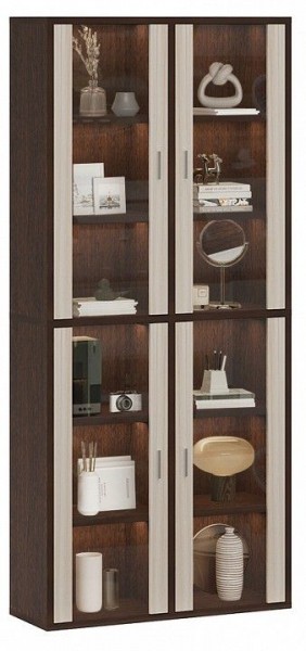 Шкаф-витрина Домино СУ(ш2в2)+4ФС в Надыме - nadym.mebel24.online | фото 2