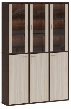 Шкаф-витрина Домино СУ(ш3в2)+3ФГ+3ФС в Надыме - nadym.mebel24.online | фото