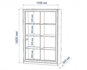 Шкаф-витрина Нобиле ШВтН ФСД-ФСД в Надыме - nadym.mebel24.online | фото 2