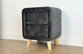 СОФИ 3 Тумба прикроватная (велюр) грей алькантара в Надыме - nadym.mebel24.online | фото