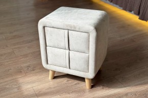 СОФИ 3 Тумба прикроватная (велюр) песок алькантара в Надыме - nadym.mebel24.online | фото