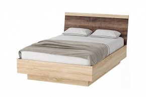 СОНАТА КРС-1400 Кровать с ПМ (дуб сонома/дуб сакраменто) в Надыме - nadym.mebel24.online | фото