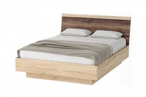 СОНАТА КРС-1600 Кровать с ПМ (дуб сонома/дуб сакраменто) в Надыме - nadym.mebel24.online | фото