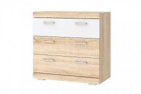СОНАТА КС-900 Комод 3ящ. (дуб сонома/белый глянец) в Надыме - nadym.mebel24.online | фото