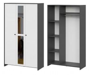 Спальный гарнитур Дольче (графит/белый) модульный в Надыме - nadym.mebel24.online | фото 6